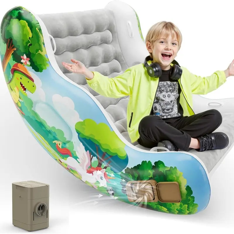 Green Love More sensory rocker